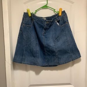 L.A. Blues 18W jean skirt